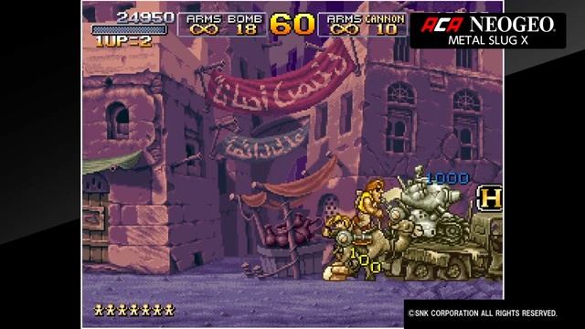 ACA NEOGEO METAL SLUG X смотреть онлайн