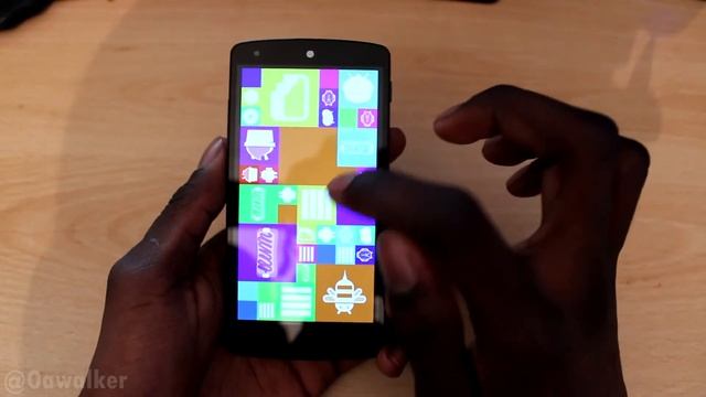 Android 4.4 Kitkat - Easter Egg (Nexus 5) смотреть онлайн