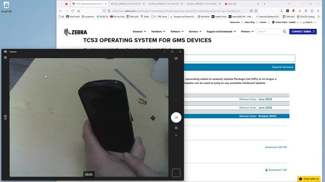 Zebra TC53 Firmware Upgrade смотреть онлайн