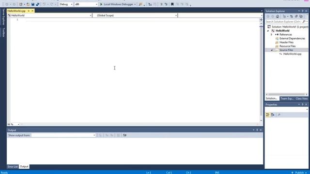 Write Hello World in C++ using Visual Studio Community смотреть онлайн