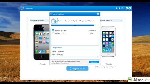 Aiseesoft FoneCopy смотреть онлайн