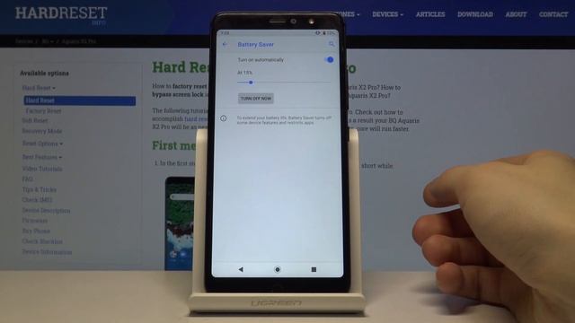 How to Enable Power Saving Mode on BQ Aquaris X2 Pro – Make your Phone Energy Efficient смотреть онлайн