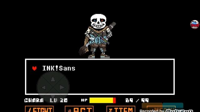 Ink Sans phase 1 Android full fight смотреть онлайн