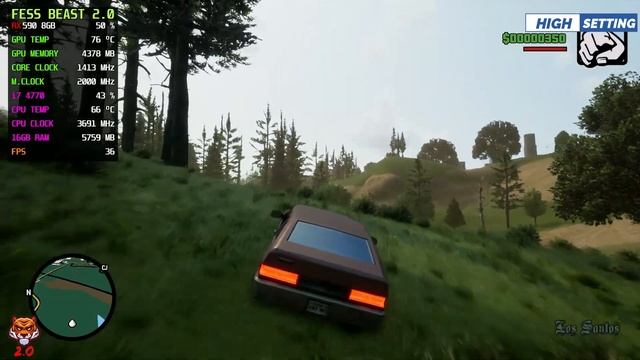 Grand Theft Auto San Andreas: The Definitive Edition - RX 590 + i7 4770 | All Settings Tested смотреть онлайн
