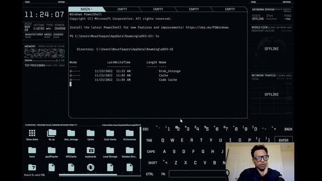 Install and Use eDEX-UI Terminal Emulator смотреть онлайн