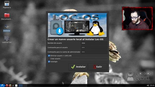 Loc-OS Linux 22 | 32 bit смотреть онлайн
