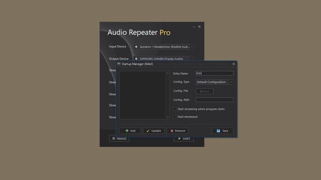 Automatically start the Audio Repeater when Windows boots смотреть онлайн