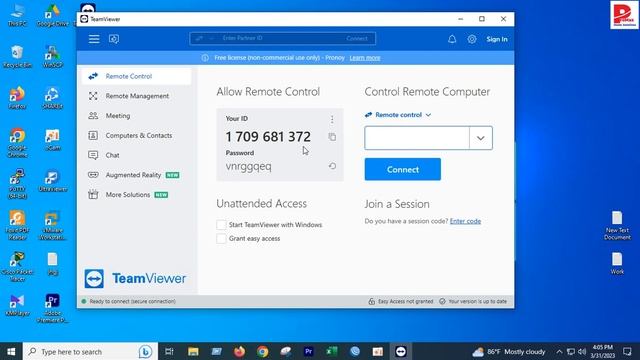 how to access another computer using teamviewer | Teamviewer PC to PC | #remotework #teamviwer смотреть онлайн