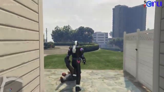 Kamen Rider Zio and Build GTA V смотреть онлайн