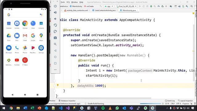 Android Studio 4.1.3 - #70 - App Lista Telefónica - SplashScreen e Classe Contacto смотреть онлайн