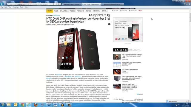 Daily Roundup -- Nexus 4 Sold Out, Droid DNA Announced, IE 10 for Windows 7 смотреть онлайн