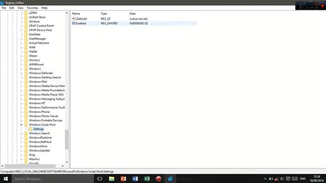 Windows Script Host Disable On This Machine - Windows 10 ( FIX ) смотреть онлайн