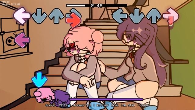 A DDLC Plus Mod - A Mod for Friday Night Funkin' смотреть онлайн