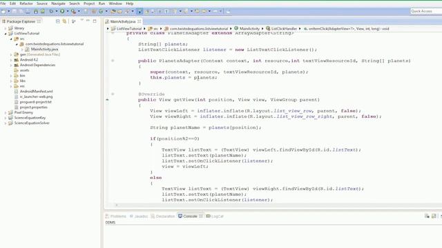 Android 4.0 Tutorials - 31. ListViews and Adapters Part 6 - Adding View Clicks смотреть онлайн