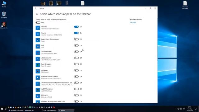 How to show all icons in the task bar tray on windows 10 смотреть онлайн