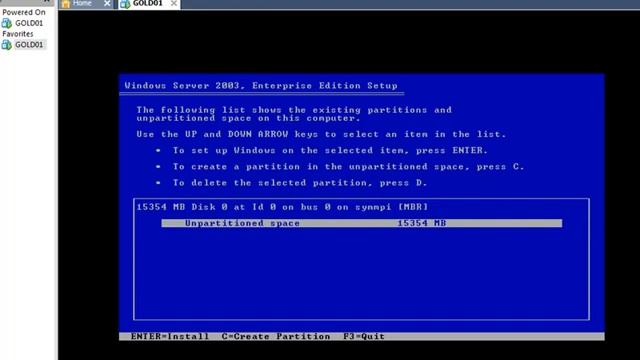 Install Windows 2003 Server смотреть онлайн