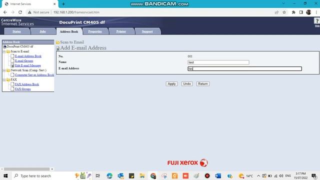 How to add or delete emails in Fuji xerox or fuji film printers смотреть онлайн