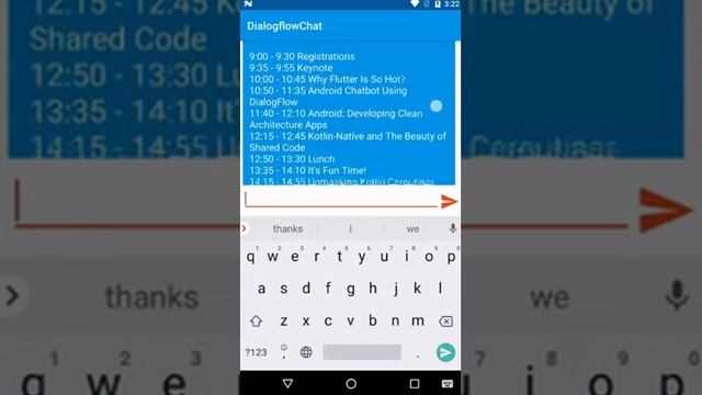 Android Chatbot using Dialogflow смотреть онлайн