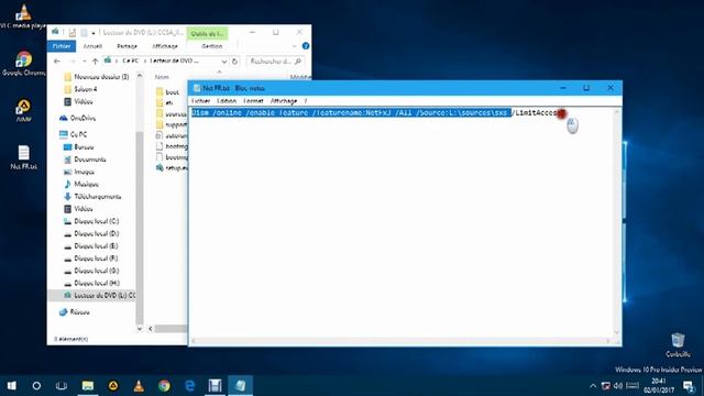 Comment activer net Framework windows hors ligne (offline) смотреть онлайн