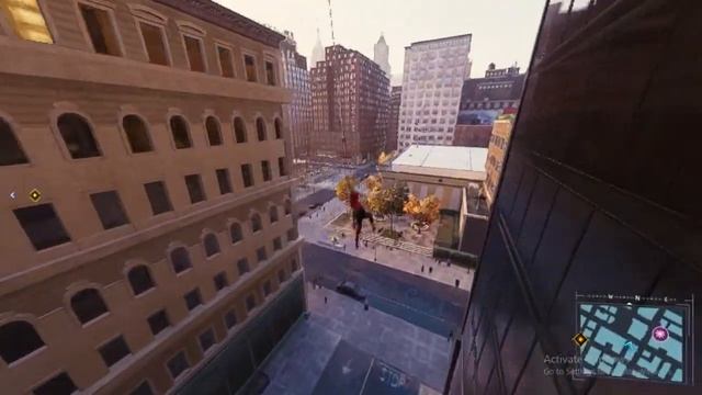 Spiderman Remastered gameplay on RX 550 смотреть онлайн