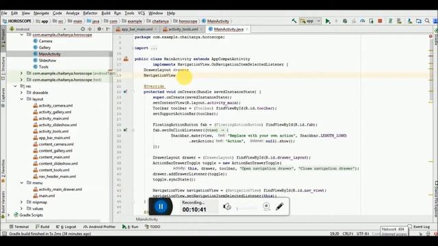 How to create Navigation Drawer with Different Activities... смотреть онлайн