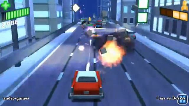 Cars vs Bosses (by Eat Sleep Play, Inc.) - arcade game for android - gameplay. смотреть онлайн