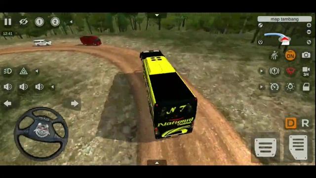 Bus simulator indonesia / New Realistic mod jungel areas offroad mod Bus driving gameplay -Android смотреть онлайн