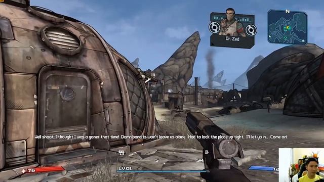 Borderlands GOTY - Cùng chơi nào Phần 1: Thị trấn Fyrestone và Robo Hài hước смотреть онлайн