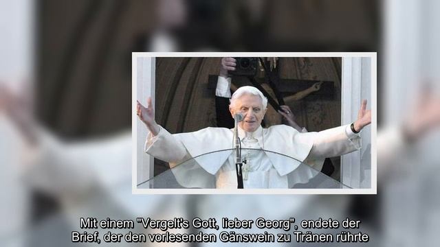 Er war zu schwach für eine erneute Reise nach Regensburg und dennoch nahm Benedikt XVI. am Requiem смотреть онлайн
