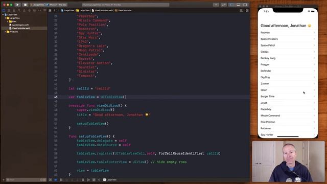 How to enable and style large titles in your navigation bar смотреть онлайн