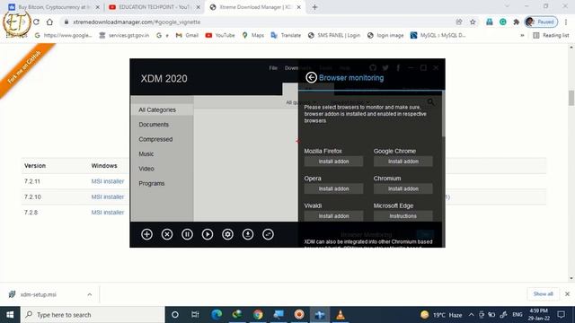 Xtreme Download Manager | XDM Installation Guide for Windows and Preview | In Hindi | смотреть онлайн