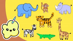 Животные Африки ★ Мультик для малышей