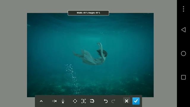 Underwater Girl Manipulation Tutorial In Ps Touch...