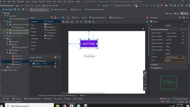Android Studio: Remove action bar/ top bar from app смотреть онлайн