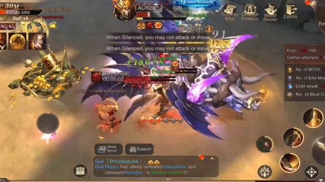 MU ARCHANGEL  (Mobile android/ios) : 5th job vs 6th job. วอส noob! смотреть онлайн