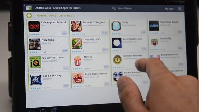 Motorola Xoom - Android Market смотреть онлайн