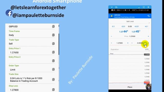 How to Put In a Trade on MetaTrader4 - Android Smartphones смотреть онлайн