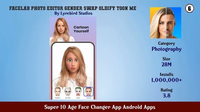 Super 10 Age Face Changer App Android Apps смотреть онлайн