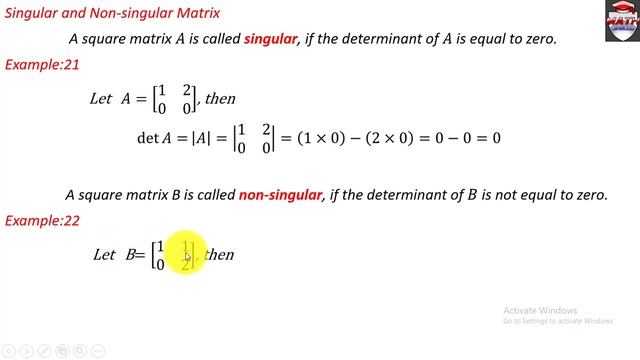 Mathematics lecture:12, Determinant and Adjoint of a Matrix on | Mathshield | with Manzar Abbas смотреть онлайн
