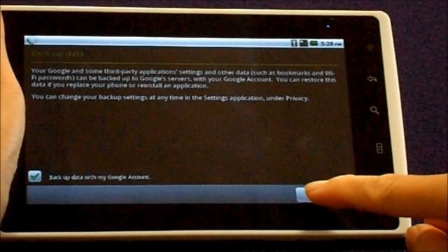 Android 2.2 vitalASC Tablet Quick User Guide смотреть онлайн