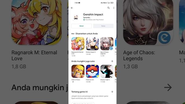 Mengatasi Stuck/FC di genshin impact TANPA Download DATA ULANG смотреть онлайн