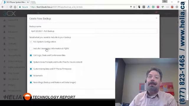 How to Backup the Complete Settings of 3CX Phone System смотреть онлайн