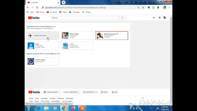 HOW TO CRERET YOUTUBE CHANNEL | windows 7 | L AC | fahad смотреть онлайн
