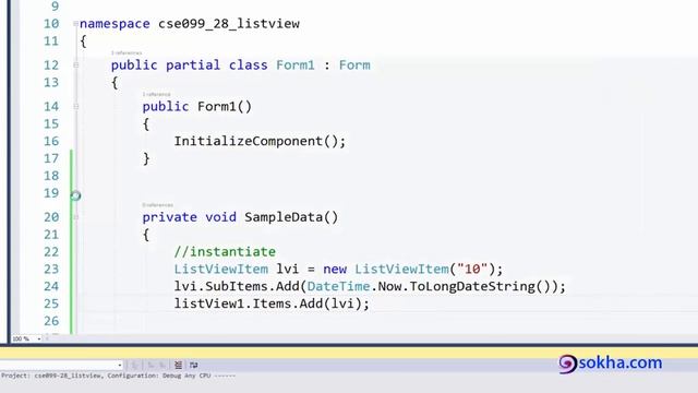 CSE 099 Lesson 28 :: ListView смотреть онлайн
