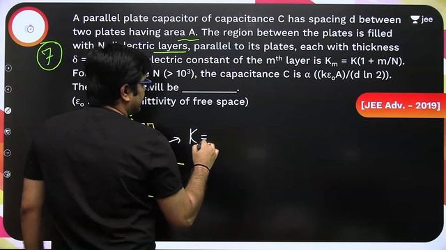JEE: Capacitor PYQ - 2 | Dielectric | Unacademy JEE | IIT JEE Physics | Jayant Nagda смотреть онлайн