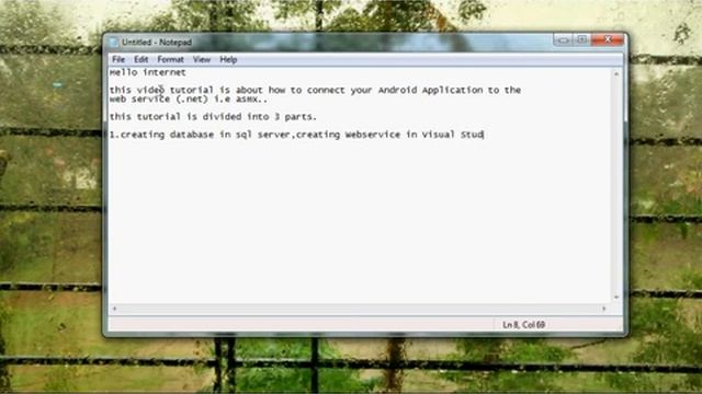Android application to consume asmx .net web Service with database over WIFI | Introduction | Part смотреть онлайн