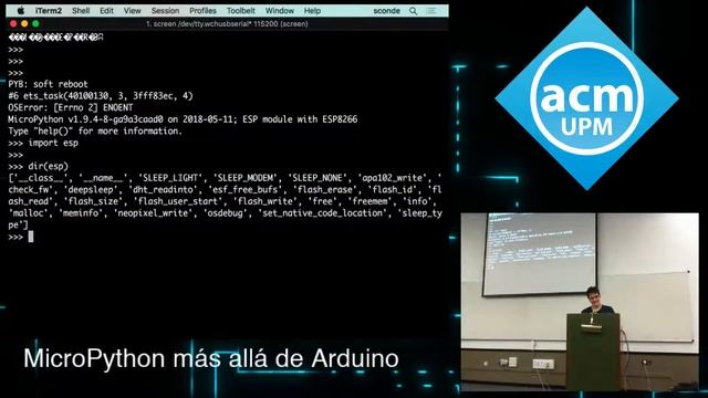 MicroPython: más allá de Arduino - Sergio Conde смотреть онлайн