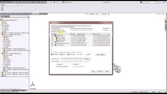 SOLIDWORKS - Pack and Go смотреть онлайн