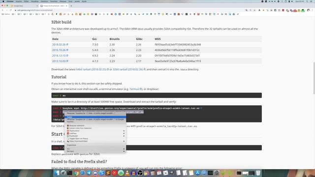 Instalando o Gentoo (Gentoo Prefix) no Android (precisa de Root) смотреть онлайн
