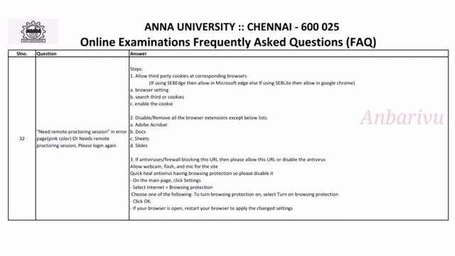 Anna University Online Exam || அனைத்து Problem-கும் solution FAQ instructions || Anbarivu смотреть онлайн